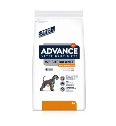 Advance Veterinary Diet Hund Gewicht Balance Mittel / Maxi